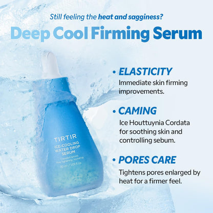 TIRTIR Ice-Cooling Water Drop Serum – 1.01 fl oz / 30ml 🧊💧 - Lahab Beauty | لهب بيوتي