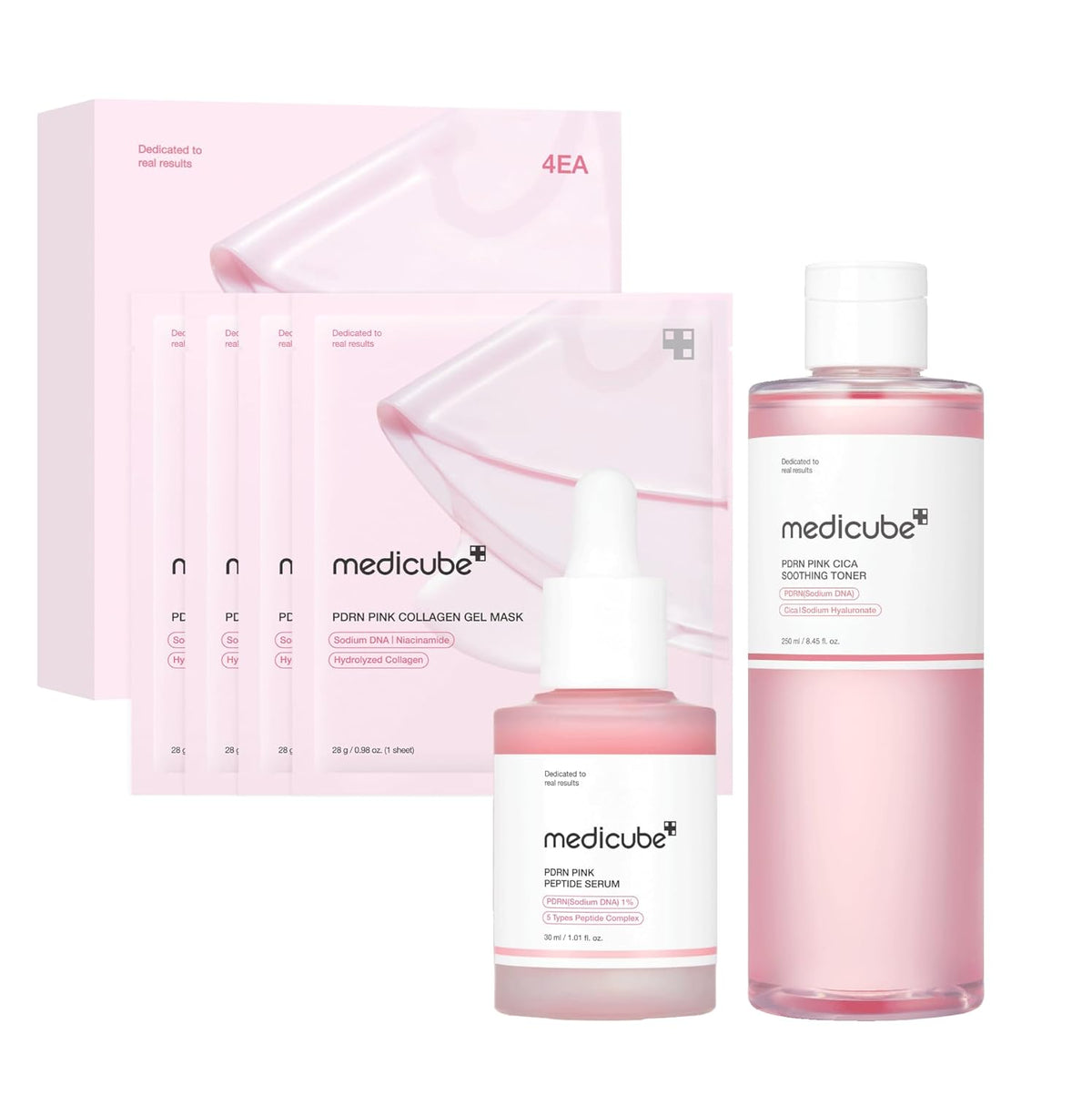 Medicube PDRN Pink Trio Set - Lahab Beauty | لهب بيوتي