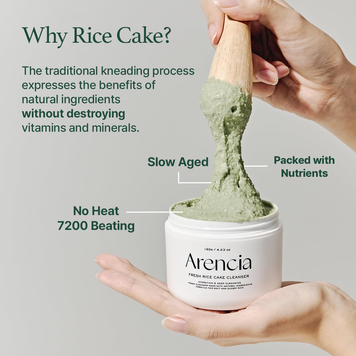 Arencia Glass Skin Care Duo – Rice Mochi Facial Cleanser + Glow Hyssop Overnight Mask Serum ✨💧 - Lahab Beauty | لهب بيوتي