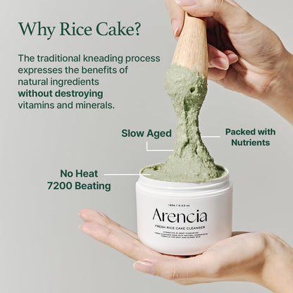 Arencia Glass Skin Care Duo – Rice Mochi Facial Cleanser + Glow Hyssop Overnight Mask Serum ✨💧 - Lahab Beauty | لهب بيوتي