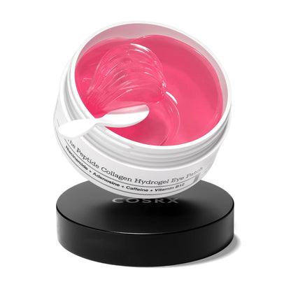 COSRX Collagen Gel Eye Patches 60pcs – PDRN / Peptide / Snail Mucin - Lahab Beauty | لهب بيوتي