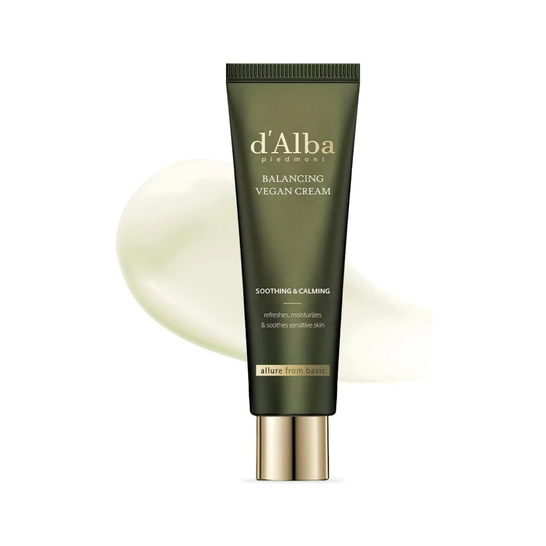 d'Alba Piedmont Italian White Truffle Mild Skin Balancing Vegan Cream - Lahab Beauty | لهب بيوتي