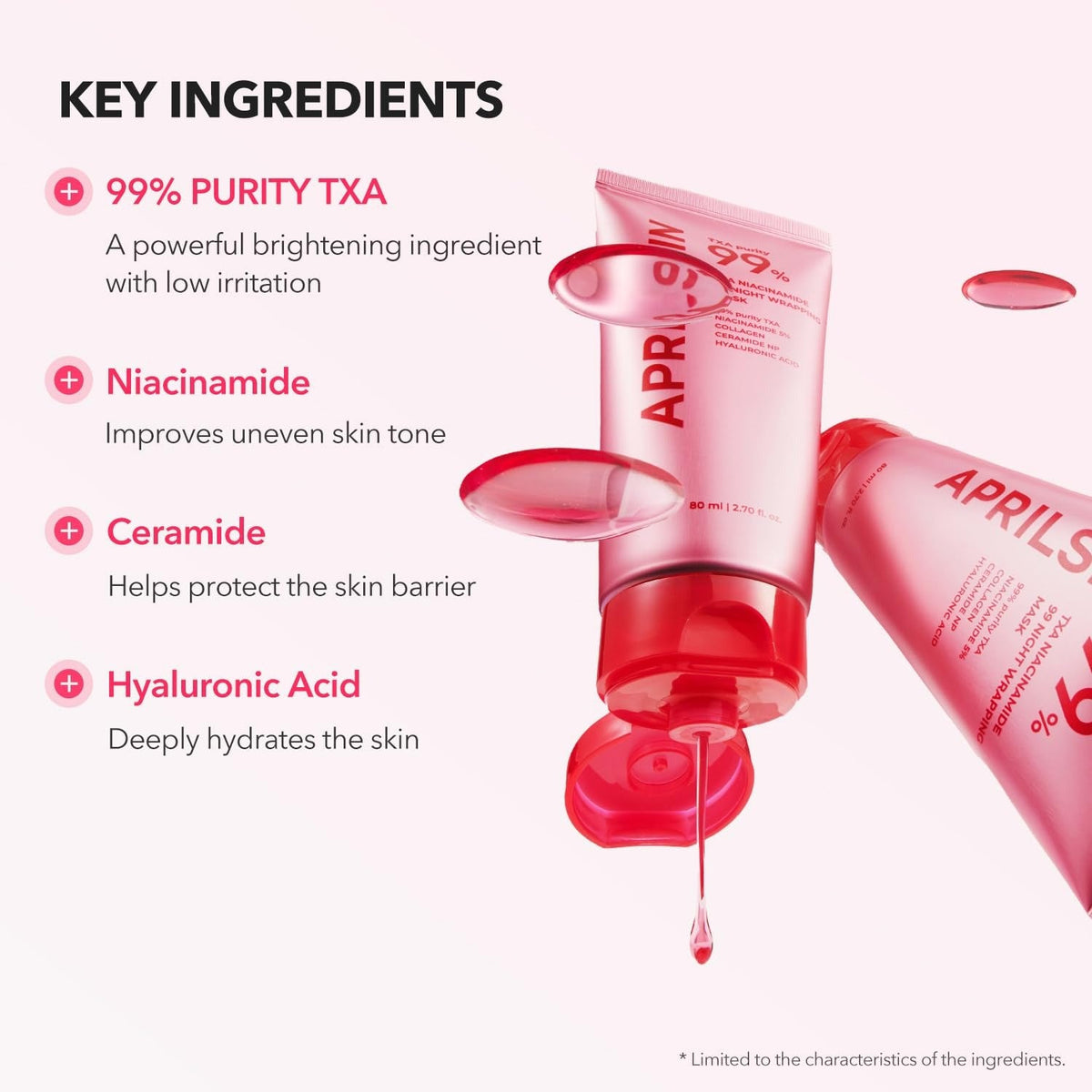 APRILSKIN TXA Niacinamide 99 Overnight Wrapping Mask - 80ml - Lahab Beauty | لهب بيوتي