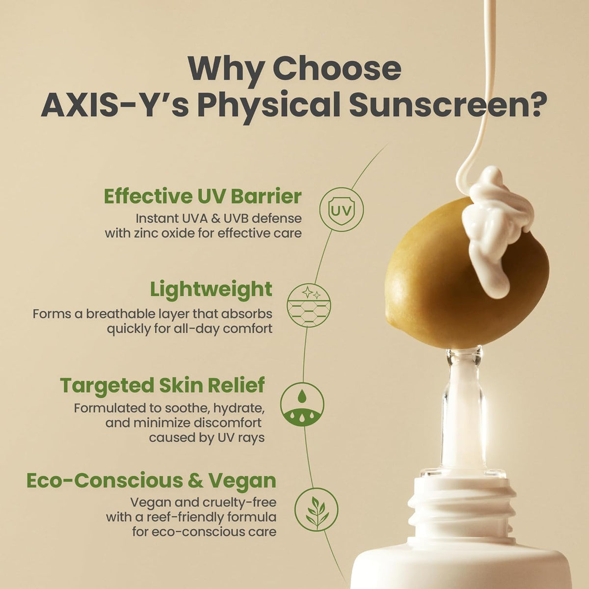 AXIS-Y Complete No Stress Physical Sunscreen 50ml - Lahab Beauty | لهب بيوتي