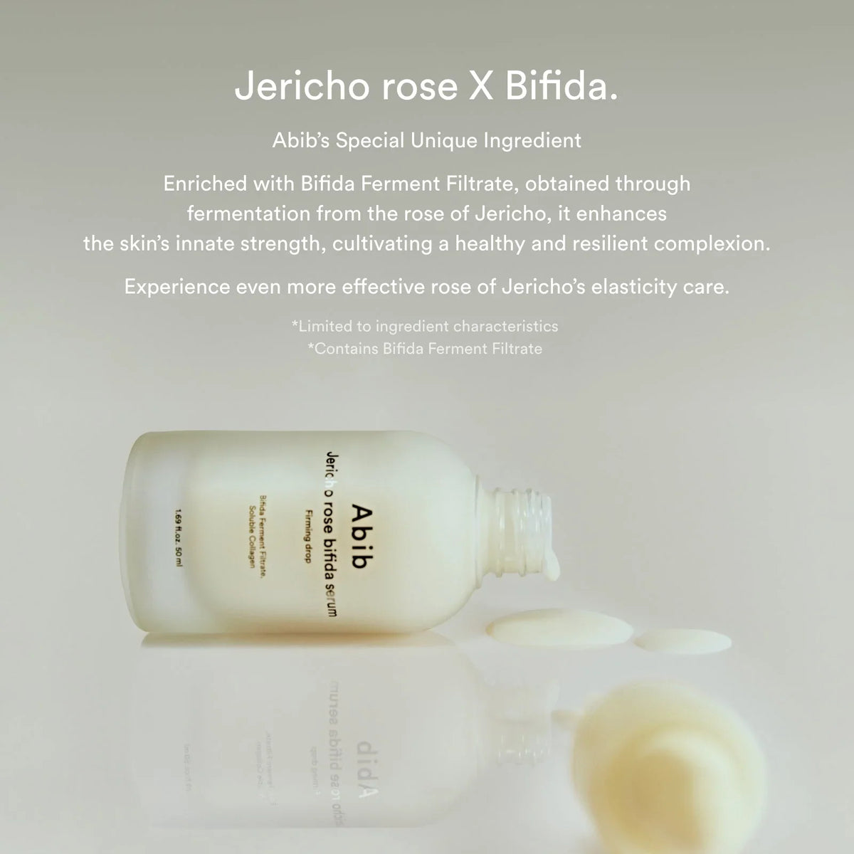 ABIB JERICHO ROSE BIFIDA SERUM FIRMING DROP - Lahab Beauty | لهب بيوتي