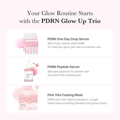 MEDICUBE PDRN Pink Glow Kit – Radiant Pink Glass Glow Routine - Set / Kit - Lahab Beauty | لهب بيوتي