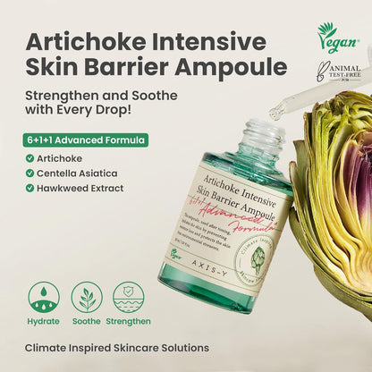 [AXIS-Y] Artichoke Intensive Skin Barrier Ampoule 30ml - Lahab Beauty | لهب بيوتي