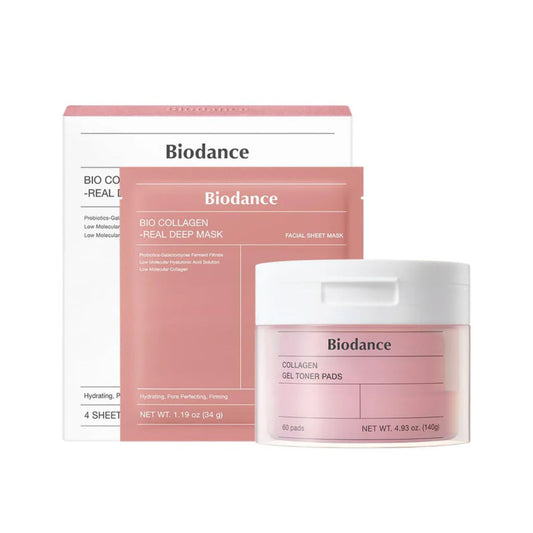 BIODANCE Collagen Day & Night Gel Duo – Pink Glass Skin Set - Lahab Beauty | لهب بيوتي