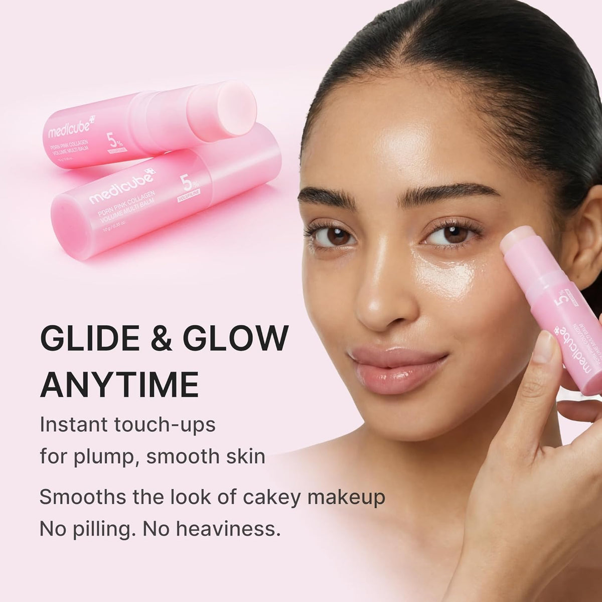 Medicube PDRN Pink Collagen Multi Balm Stick - Lahab Beauty | لهب بيوتي