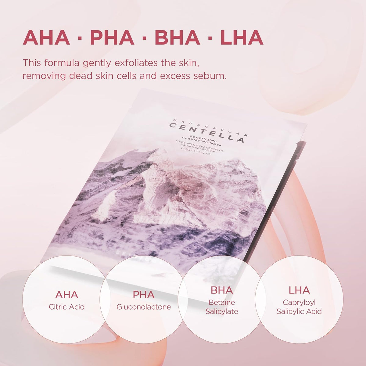 SKIN1004 Madagascar Centella Poremizing Clarifying Mask (5 Sheets) 🌿✨ - Lahab Beauty | لهب بيوتي
