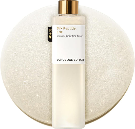 SUNGBOON EDITOR Silk Peptide EGF Intensive Smoothing Toner 300ml - Lahab Beauty | لهب بيوتي