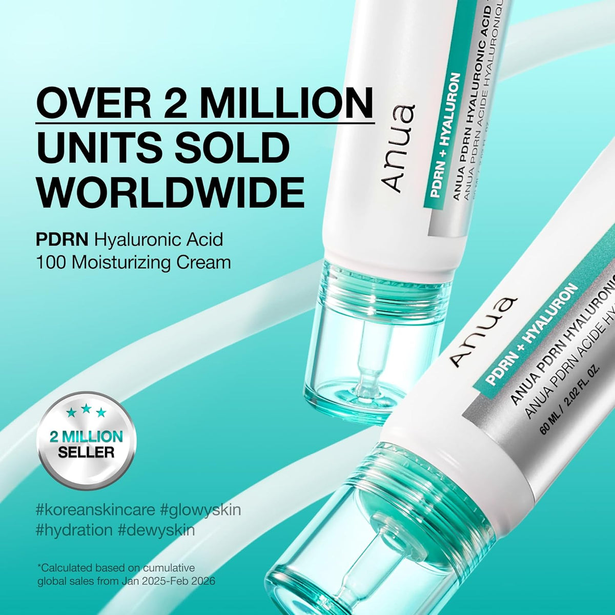 ANUA PDRN Hyaluronic Acid 100 Cream 60ml - Lahab Beauty | لهب بيوتي