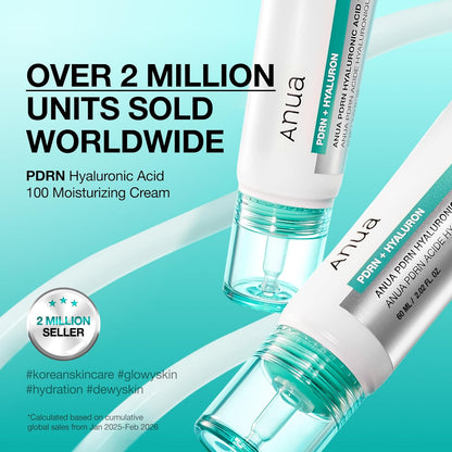 ANUA PDRN Hyaluronic Acid 100 Cream 60ml - Lahab Beauty | لهب بيوتي