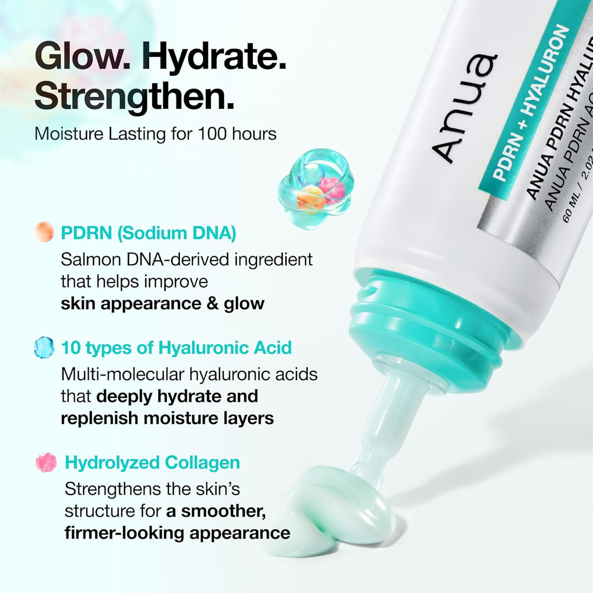 ANUA PDRN Hyaluronic Acid 100 Cream 60ml - Lahab Beauty | لهب بيوتي