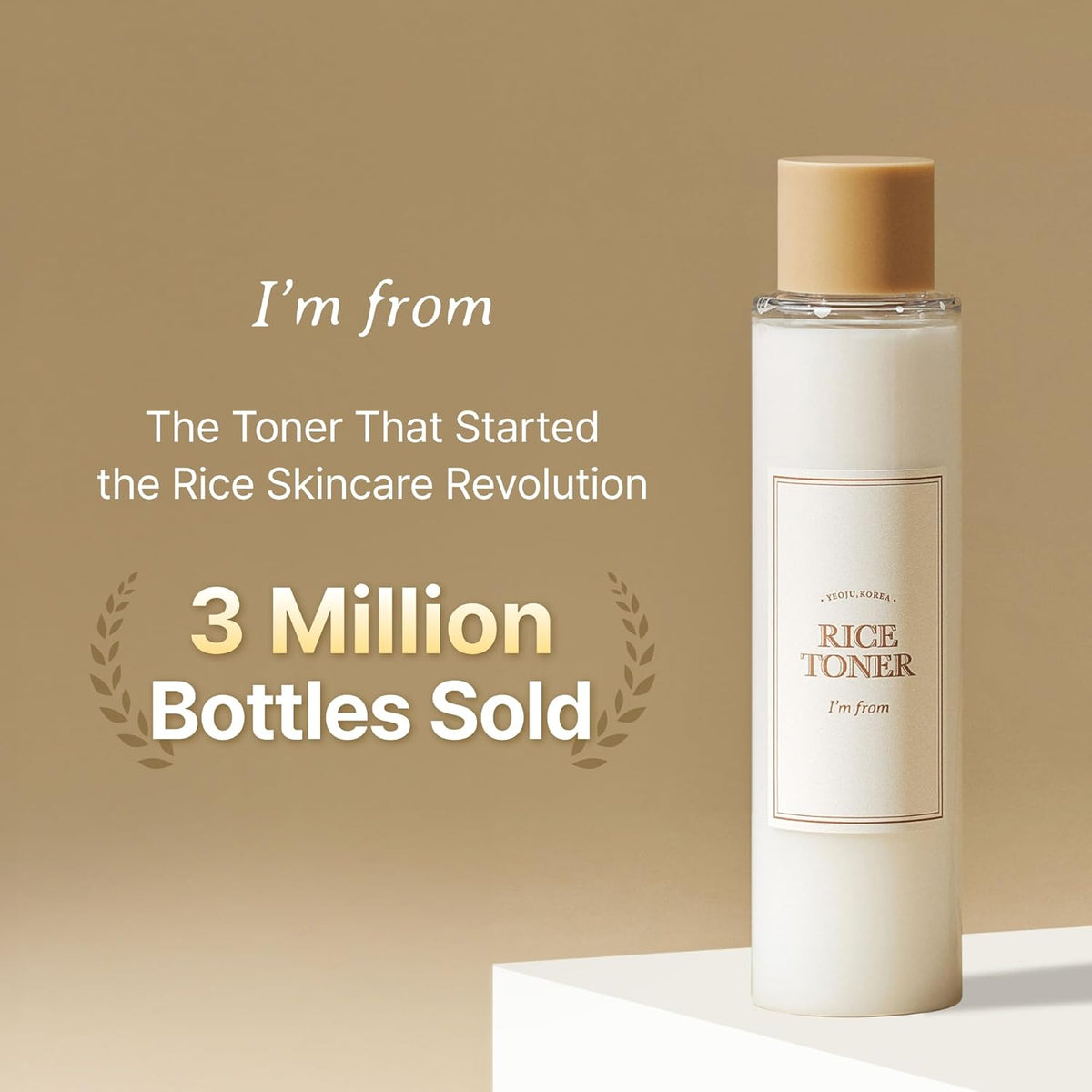 I'm from Rice Toner – Brighten, Hydrate &; Nourish 🍚✨ | 150ml - Lahab Beauty | لهب بيوتي