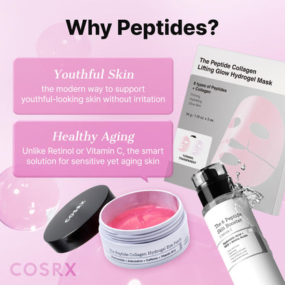 COSRX Collagen Gel Eye Patches 60pcs – PDRN / Peptide / Snail Mucin - Lahab Beauty | لهب بيوتي