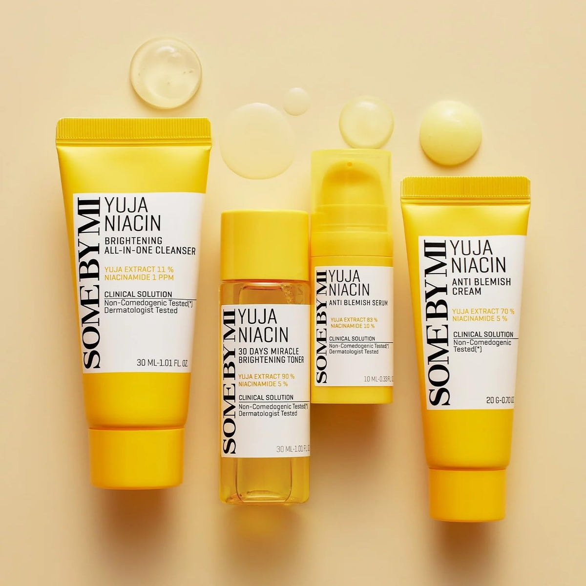 Some By Mi Yuja Niacin Anti-Blemish Starter Kit | Set of 4 Travel Kit | - Lahab Beauty | لهب بيوتي