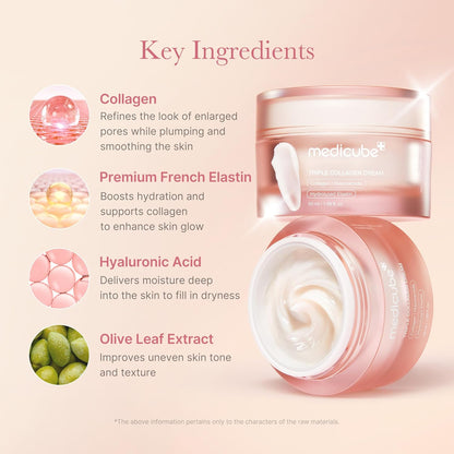 Medicube Triple Collagen Cream 4.0 (50ml) - Lahab Beauty | لهب بيوتي