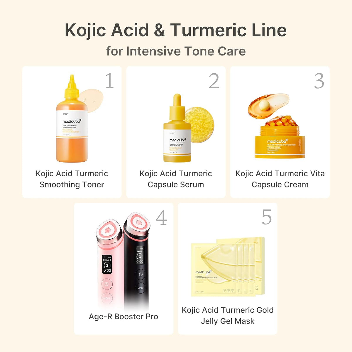 Medicube Kojic Acid Turmeric Vita Capsule Cream 53g - Lahab Beauty | لهب بيوتي