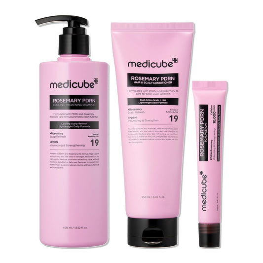 Medicube Rosemary PDRN 3-Step Hair Care Set 🌿✨ - Lahab Beauty | لهب بيوتي