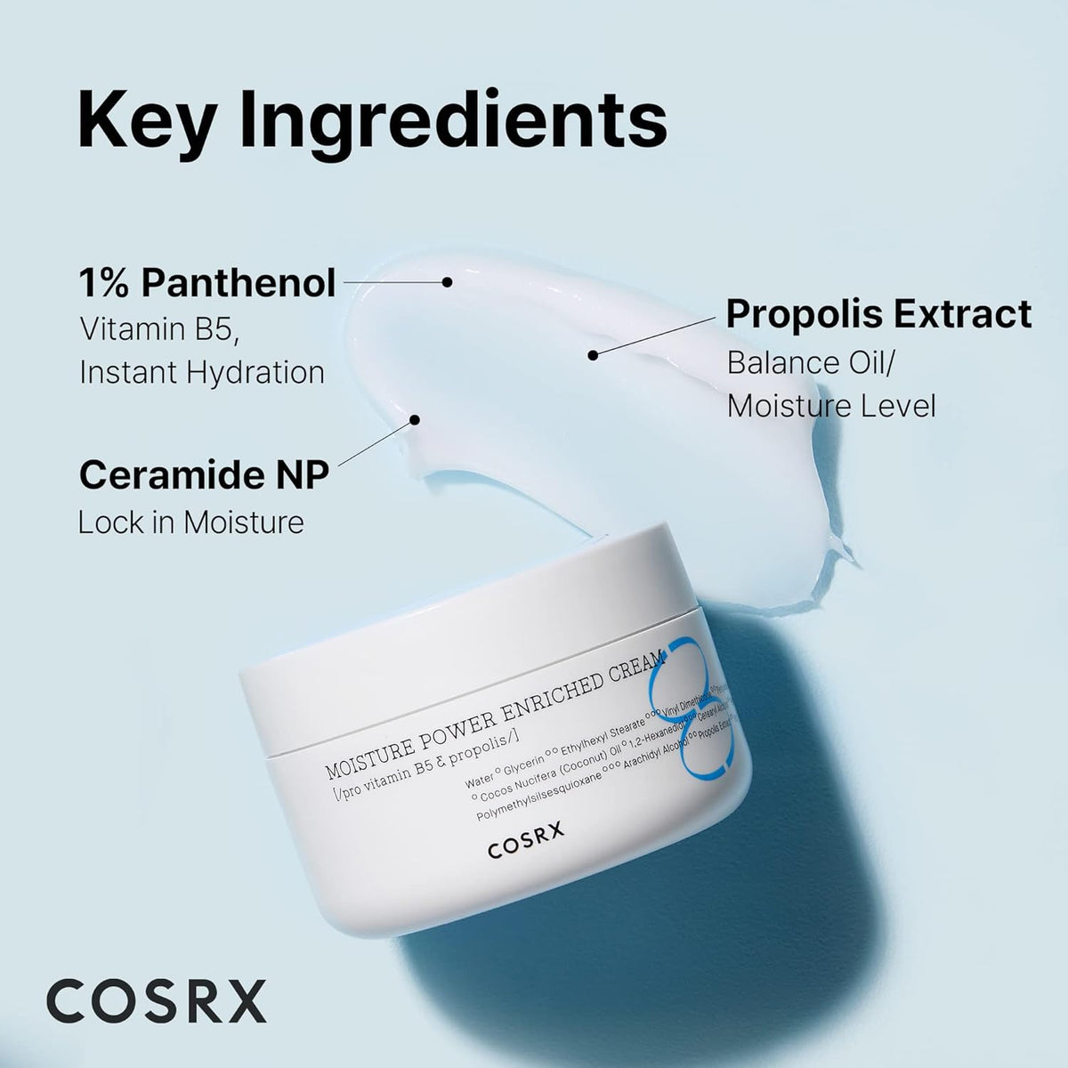 [COSRX] Hydrium Moisture Power Enriched Cream 50ml - Lahab Beauty | لهب بيوتي