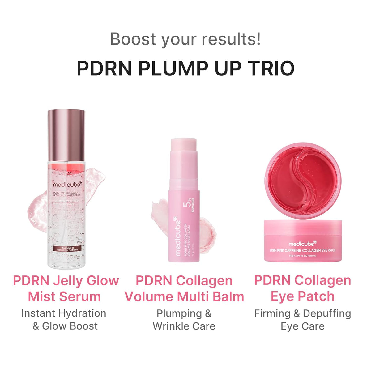 Medicube PDRN Pink Collagen Multi Balm Stick - Lahab Beauty | لهب بيوتي