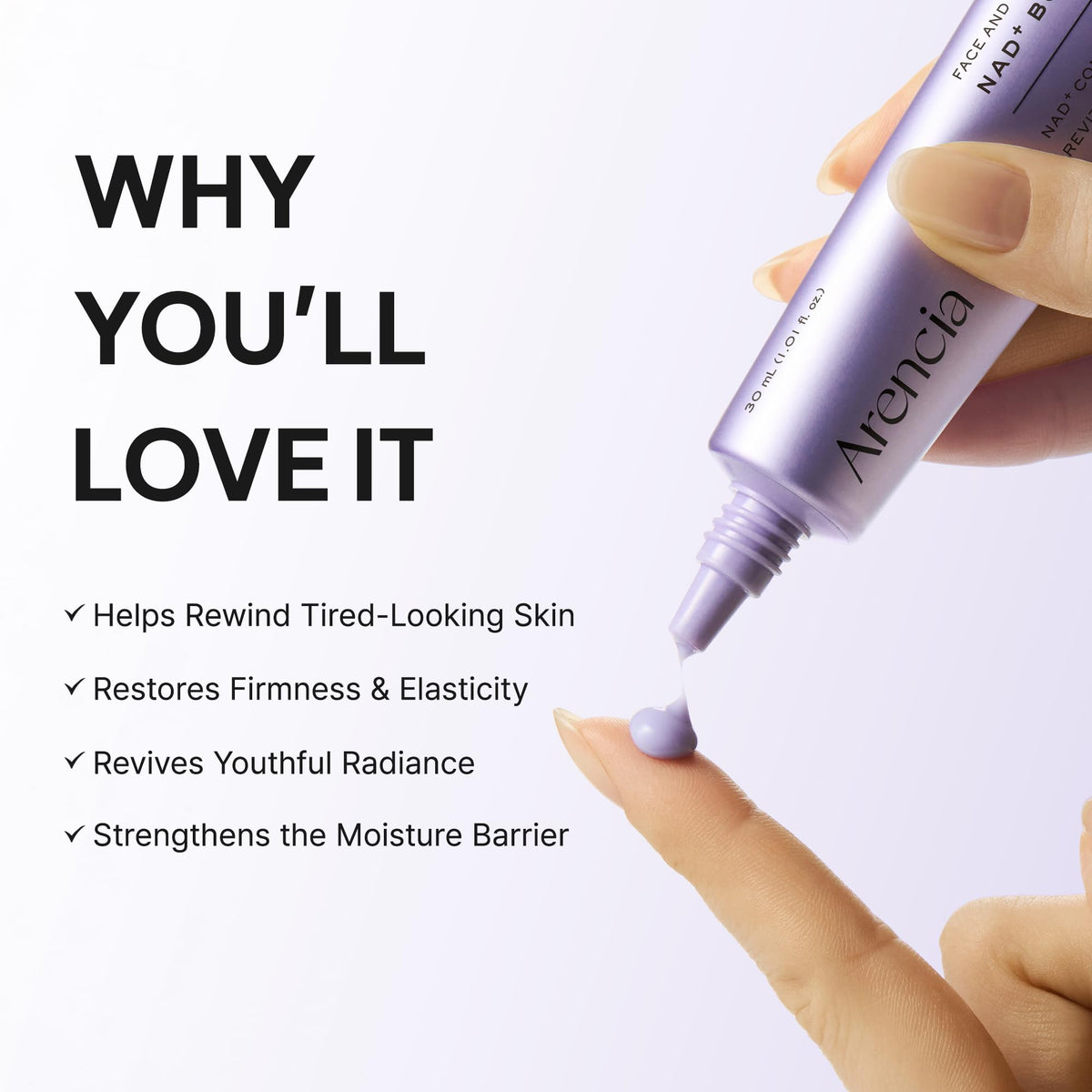 Arencia NAD+ Serum Booster Shot 30ml - Lahab Beauty | لهب بيوتي