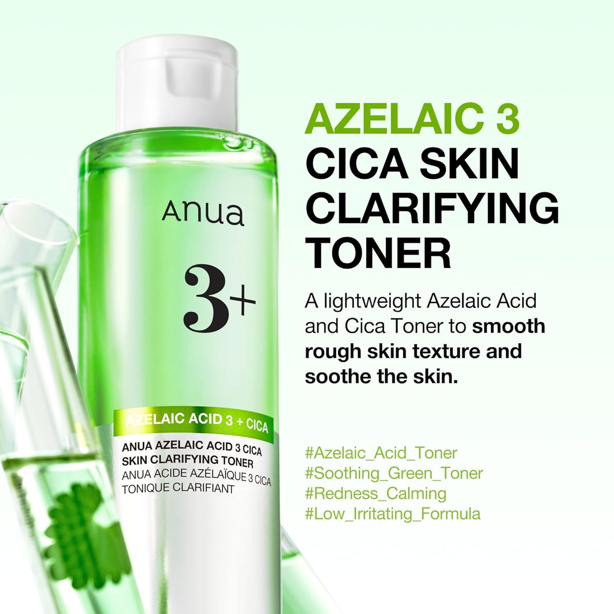 Anua Azelaic Acid 3 CICA Skin Clarifying Toner (8.45 fl oz / 250ml) 🌿✨ - Lahab Beauty | لهب بيوتي