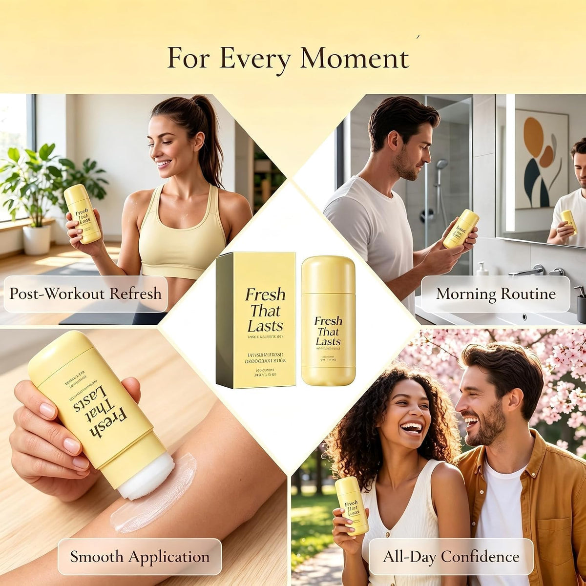 Medicube Fresh That Lasts Deodorant (Vanilla & Pistachio) 83g - Lahab Beauty | لهب بيوتي