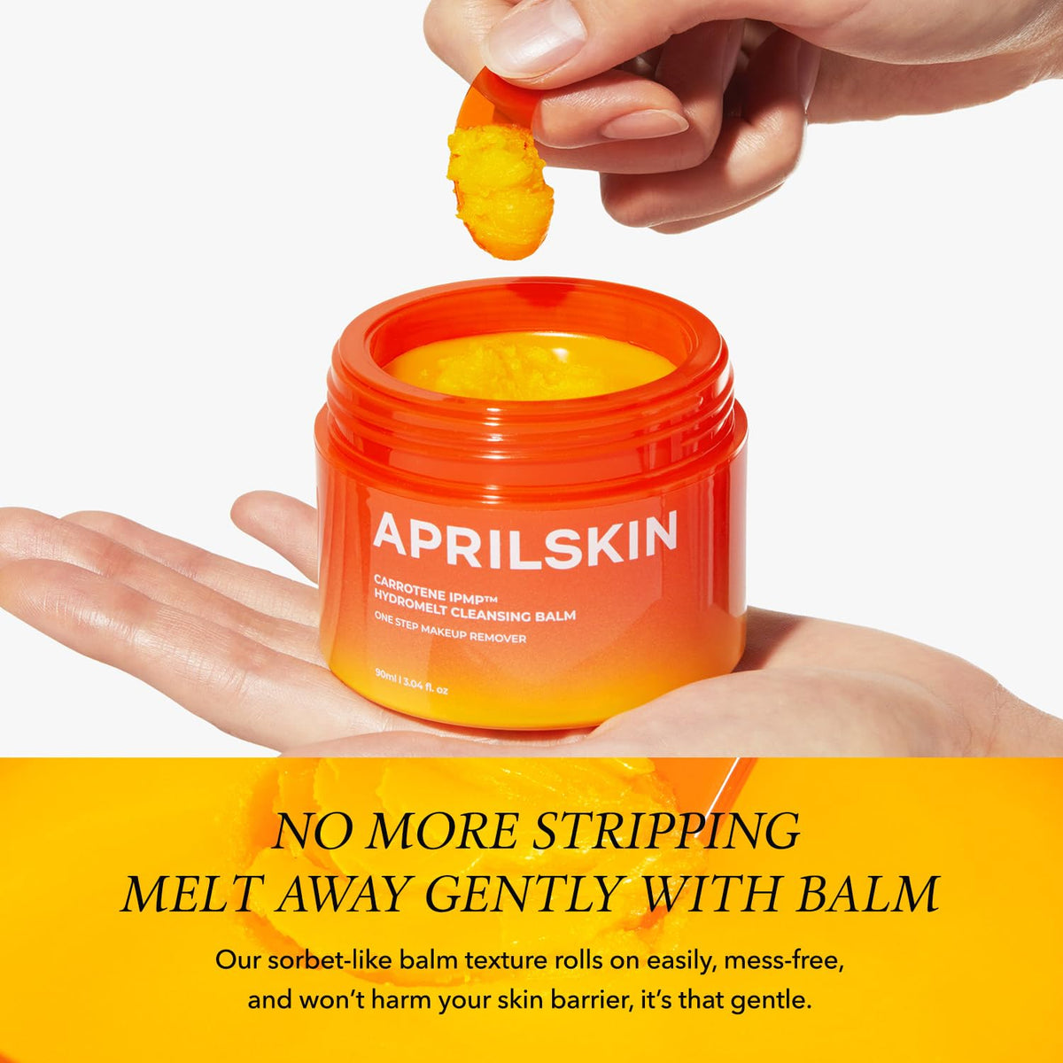 APRILSKIN Carrotene IPMP Hydromelt Cleansing Balm – 3.04 fl oz / 90ml 🍊✨ - Lahab Beauty | لهب بيوتي