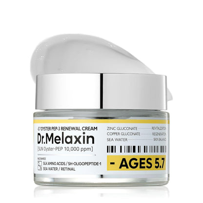 Dr.Melaxin Oyster Pep3 Renewal Cream – 50ml / 1.69 fl oz 🐚✨ - Lahab Beauty | لهب بيوتي