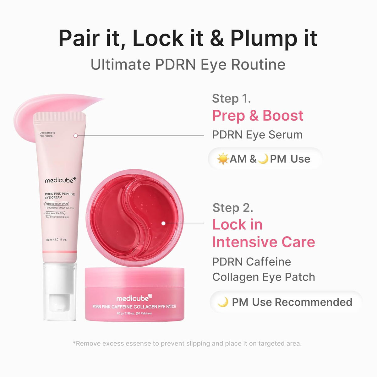 Medicube PDRN Caffeine Collagen Eye Patch - Lahab Beauty | لهب بيوتي