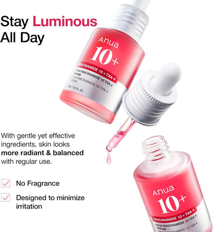 [Anua] Niacinamide 10% + TXA 4% Dark Spot Correcting Serum 30ml - Lahab Beauty | لهب بيوتي