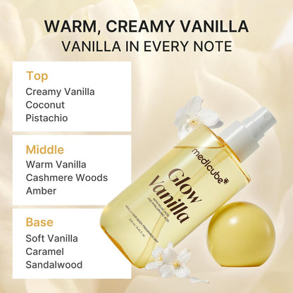 Medicube Glow Vanilla Hair & Body Fragrance Mist 100ml - Lahab Beauty | لهب بيوتي