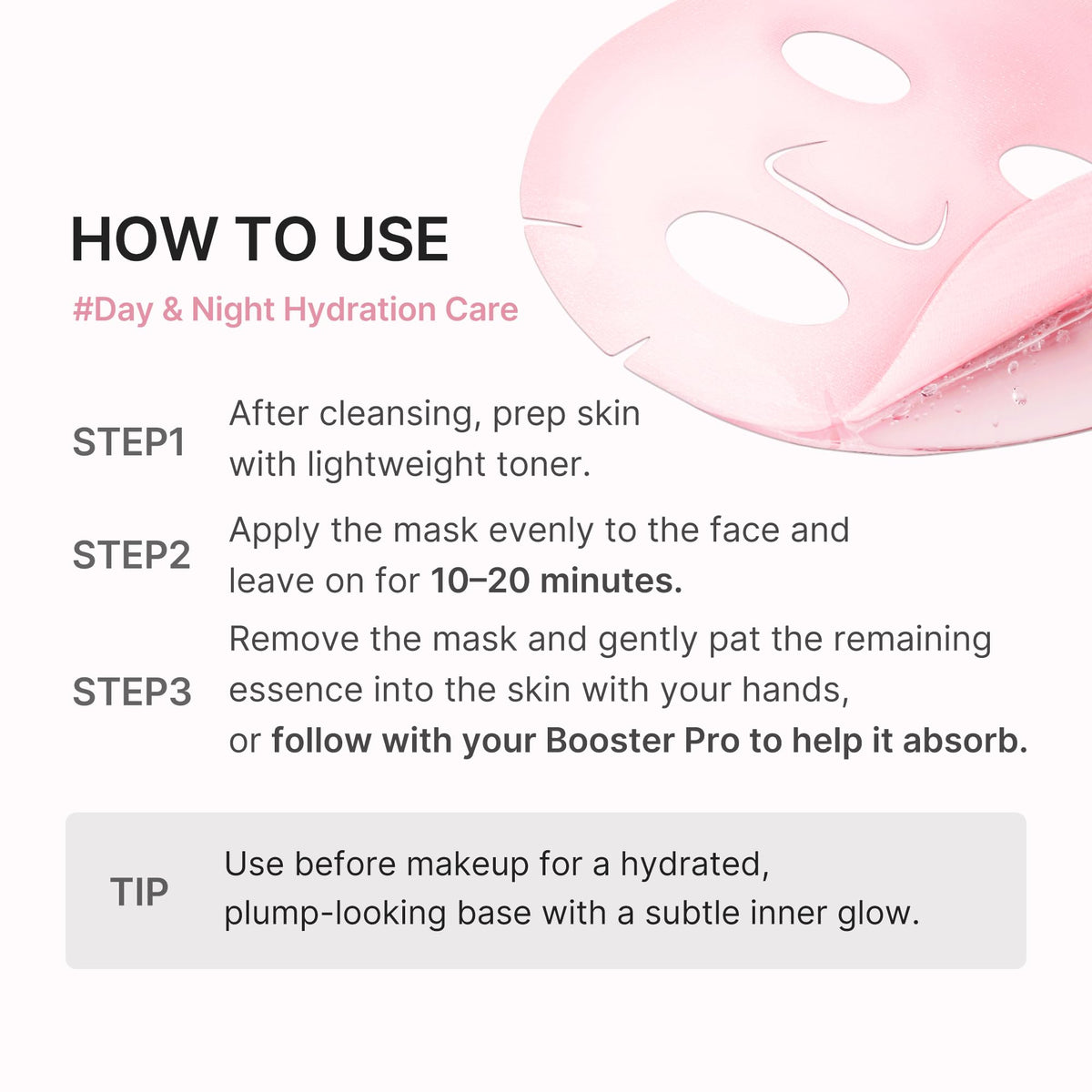 Medicube PDRN Pink Peptide Ampoule Mask 6EA - Lahab Beauty | لهب بيوتي