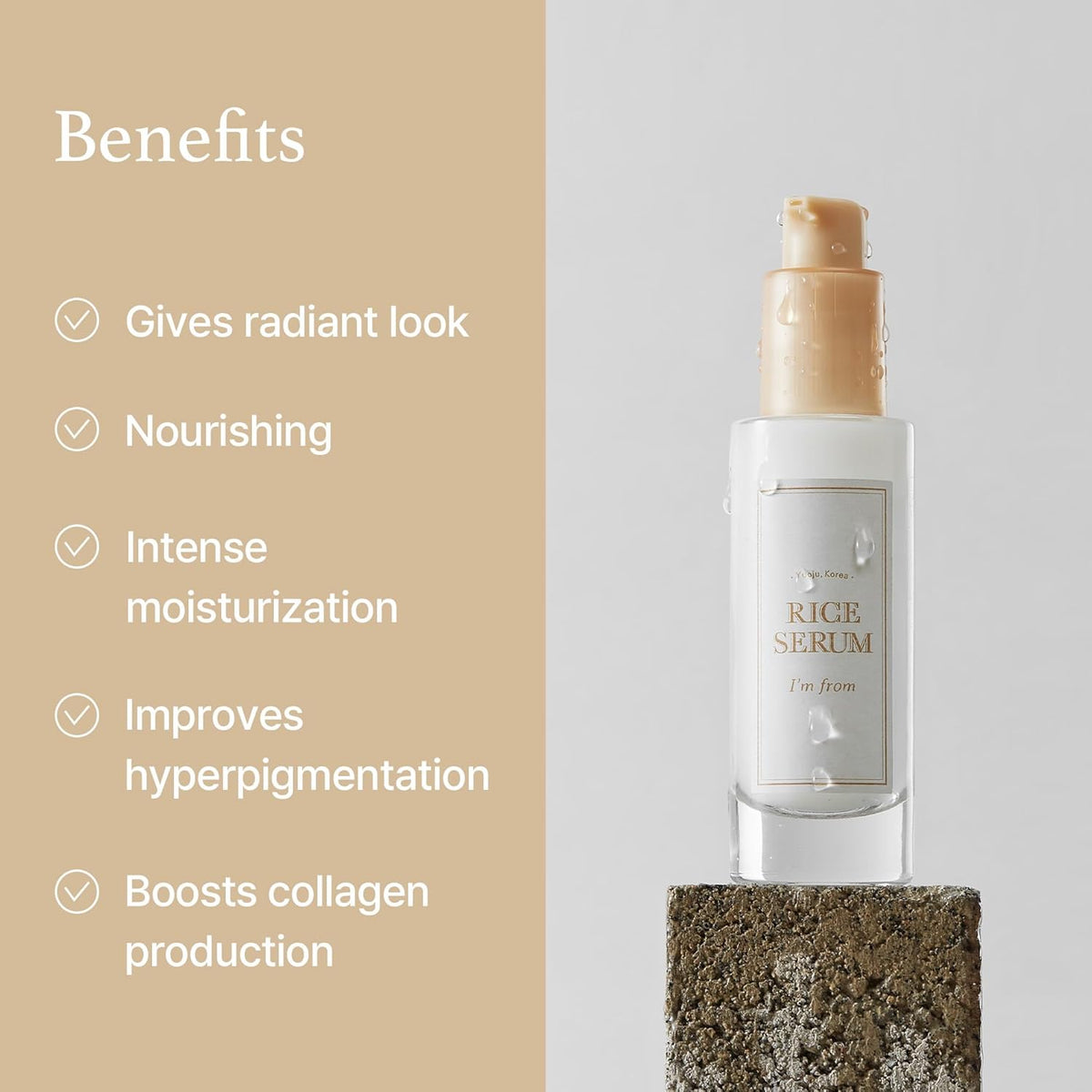 I'm from Rice Toner – Brighten, Hydrate &; Nourish 🍚✨ | 150ml - Lahab Beauty | لهب بيوتي