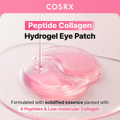 COSRX Collagen Gel Eye Patches 60pcs – PDRN / Peptide / Snail Mucin - Lahab Beauty | لهب بيوتي