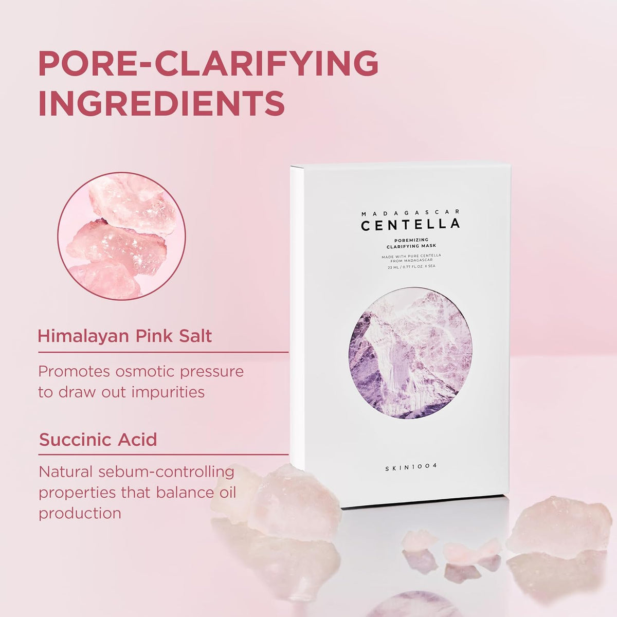 SKIN1004 Madagascar Centella Poremizing Clarifying Mask (5 Sheets) 🌿✨ - Lahab Beauty | لهب بيوتي