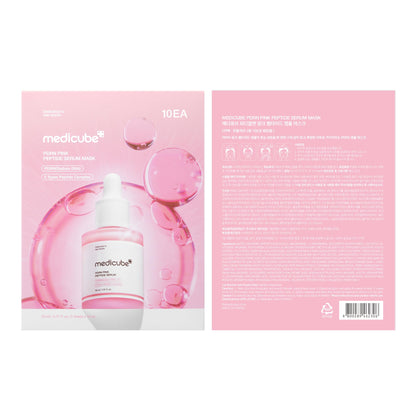 Medicube PDRN Pink Peptide Ampoule Mask 6EA - Lahab Beauty | لهب بيوتي
