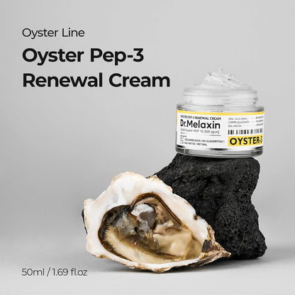 Dr.Melaxin Oyster Pep3 Renewal Cream – 50ml / 1.69 fl oz 🐚✨ - Lahab Beauty | لهب بيوتي