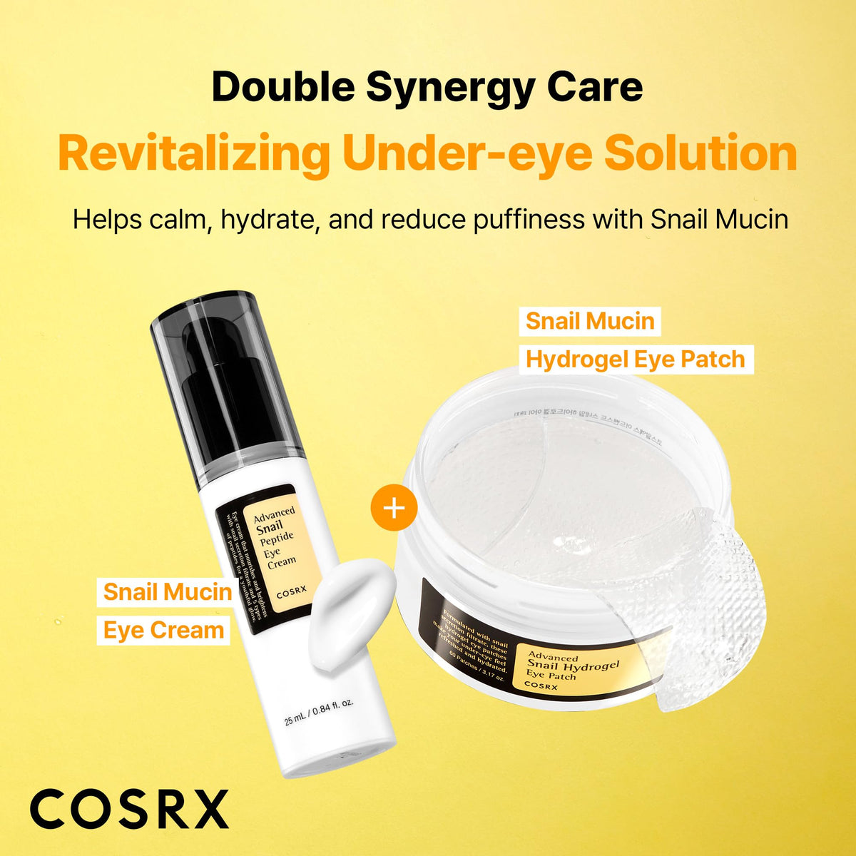 COSRX Collagen Gel Eye Patches 60pcs – PDRN / Peptide / Snail Mucin - Lahab Beauty | لهب بيوتي
