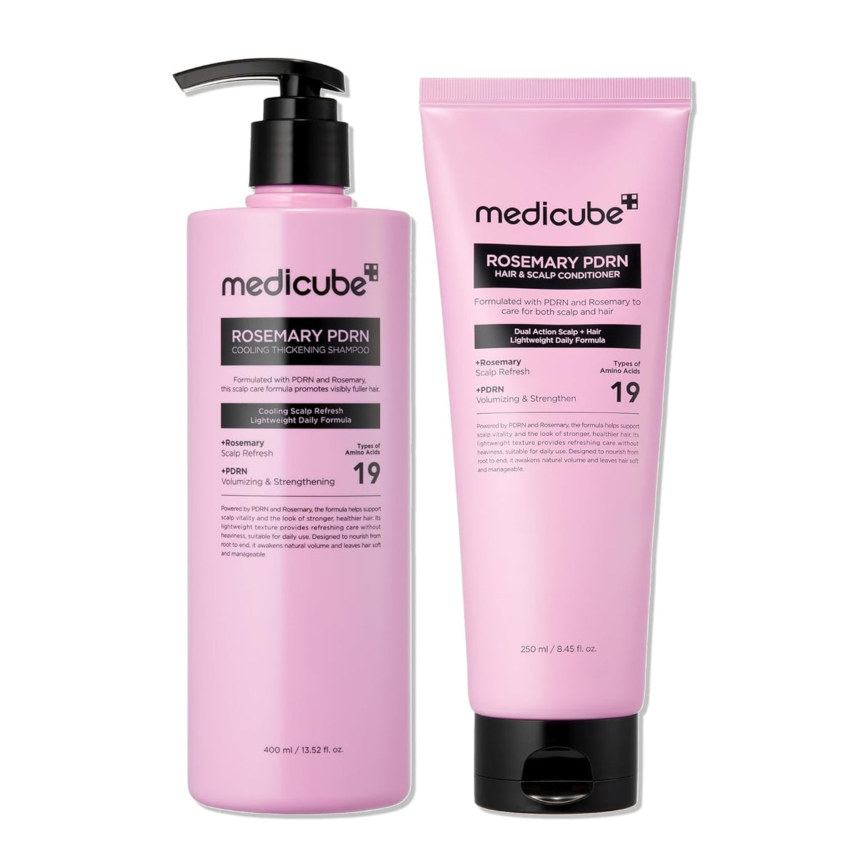 Medicube Rosemary PDRN Purify & Nourish Shampoo & Conditioner Set 🌿✨ - Lahab Beauty | لهب بيوتي