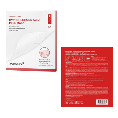 medicube Hypochlorous Acid Peel Mask (3EA) - Lahab Beauty | لهب بيوتي