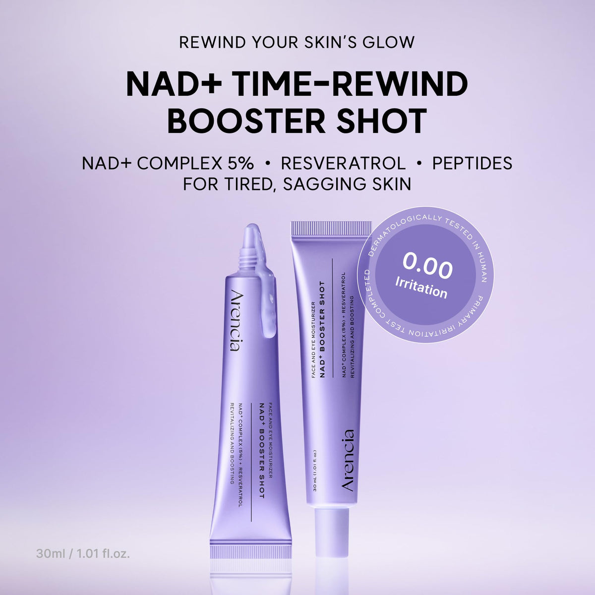 Arencia NAD+ Serum Booster Shot 30ml - Lahab Beauty | لهب بيوتي