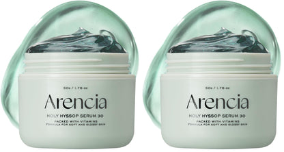 Arencia Glow Hyssop Overnight Face Mask Serum (Pack of 2) 🌙✨ - Lahab Beauty | لهب بيوتي