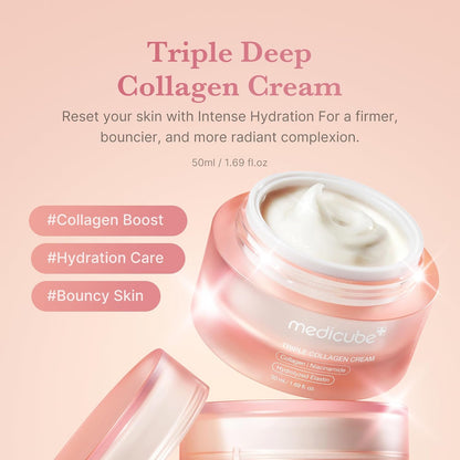 Medicube Triple Collagen Cream 4.0 (50ml) - Lahab Beauty | لهب بيوتي