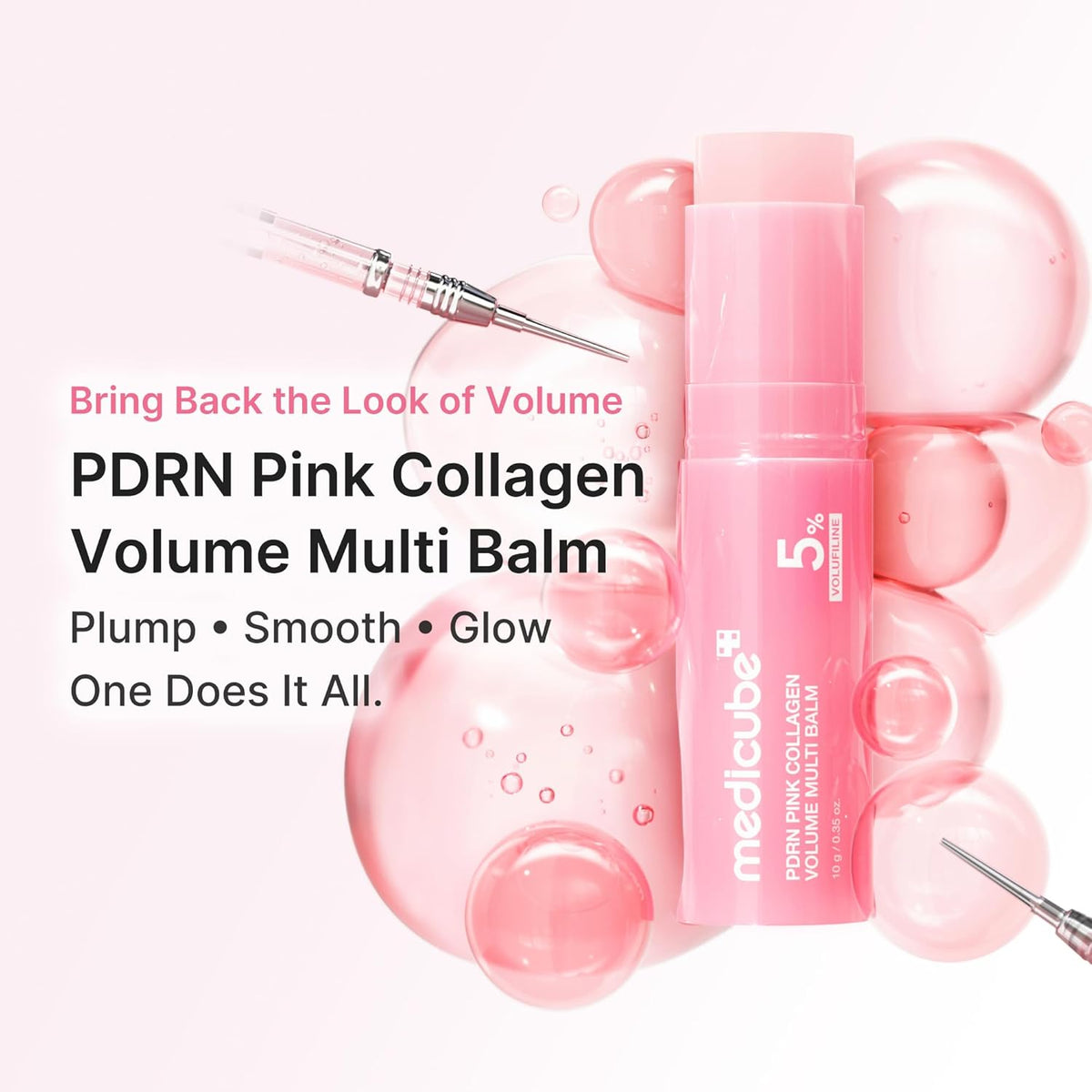 Medicube PDRN Pink Collagen Multi Balm Stick - Lahab Beauty | لهب بيوتي