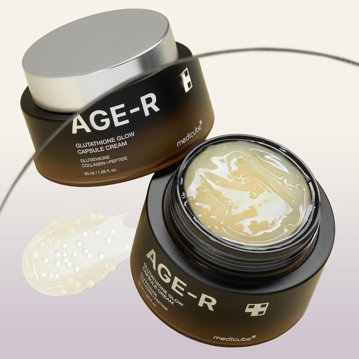 [Medicube] AGE-R Glutathione Glow Capsule Facial Cream - 50ml - Lahab Beauty | لهب بيوتي