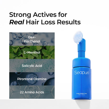 Seapuri Bubble Tonic & Triple Roller Scalpy Serum Duo - Lahab Beauty | لهب بيوتي