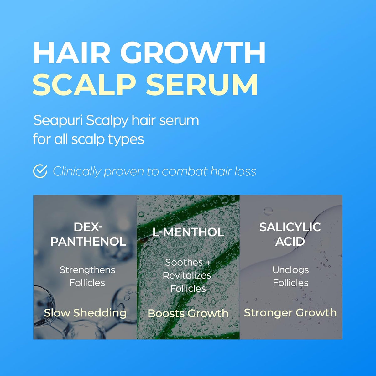 Seapuri Bubble Tonic & Triple Roller Scalpy Serum Duo - Lahab Beauty | لهب بيوتي